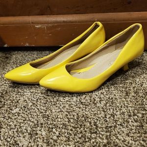Yellow heels
